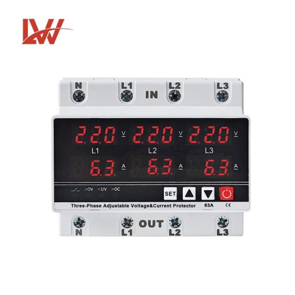 Three-Phase Adjustable Voltage&Current Protector