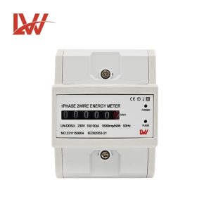 1 Phase 2Wire Din Rail Digit Digital Energy Meter