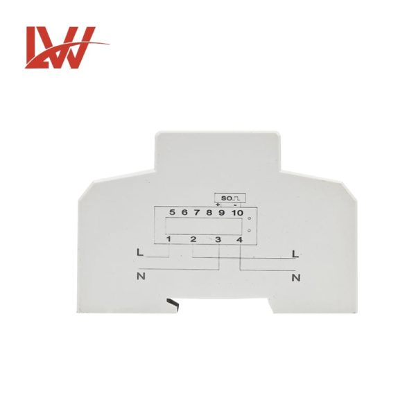 1 Phase 2Wire Din Rail LCD Digital Display  Energy Meter - Image 5