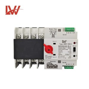 LW2R-100Ⅱ ATS Din Rail Series for Generator  4P