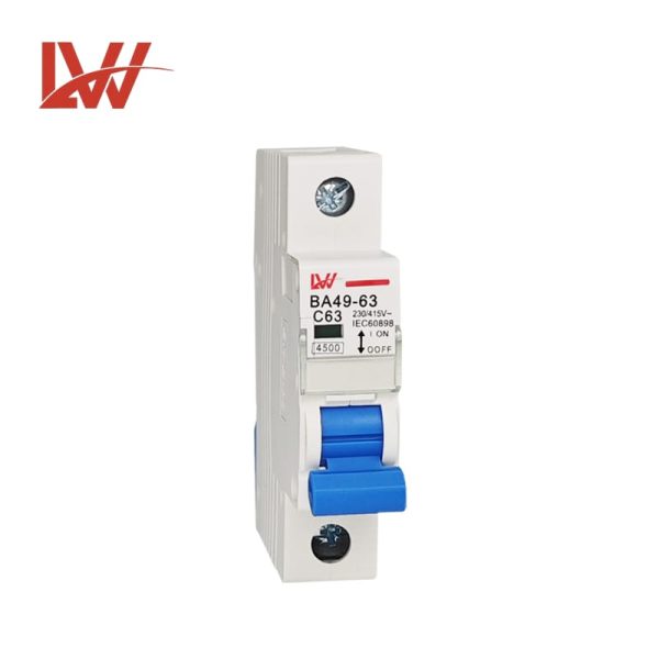 AC MCB BA49-63 1P2P 6-63A - Image 3