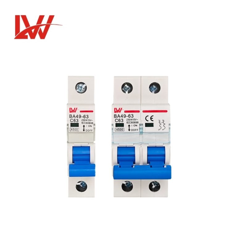 AC MCB BA49-63 1P2P 6-63A