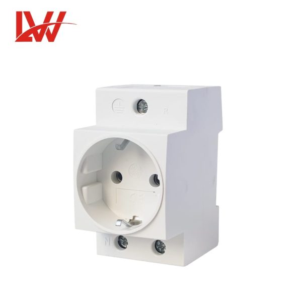 EU AC30 Power Sockets Germany Europe Modular Din Rail Socket - Image 3