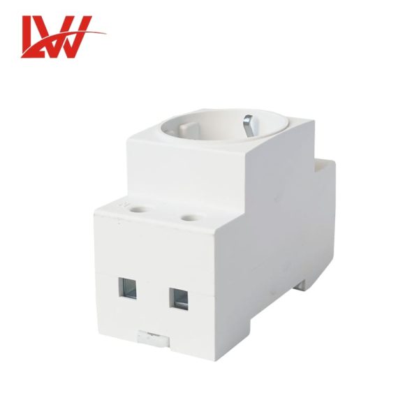 EU AC30 Power Sockets Germany Europe Modular Din Rail Socket - Image 4