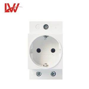 EU AC30 Power Sockets Germany Europe Modular Din Rail Socket
