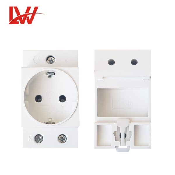 EU AC30 Power Sockets Germany Europe Modular Din Rail Socket - Image 6
