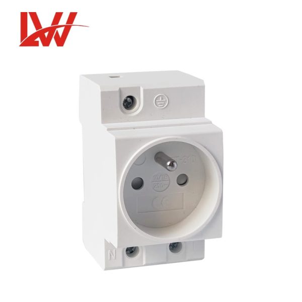 French standard Modular Socket Din Rail Mounted Plug Socket - Image 2