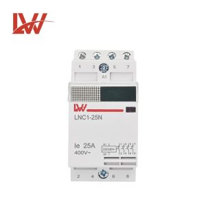 Din Rail Modular Household Contactor LNC1-25N 4P25A