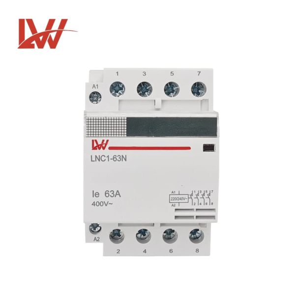 Din Rail Modular Household Contactor LNC1-63N 4P63A