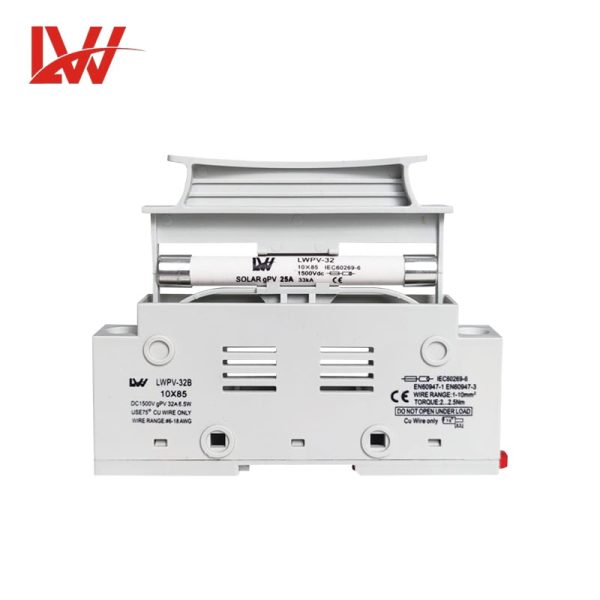 LW DC 1500V Soalr Fuse Base LWPV-10x85 10X85mm - Image 2