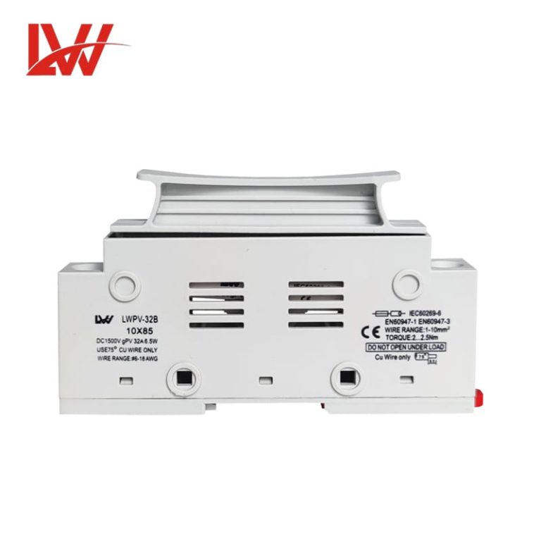 LW DC 1500V Soalr Fuse Base LWPV-10x85 10X85mm