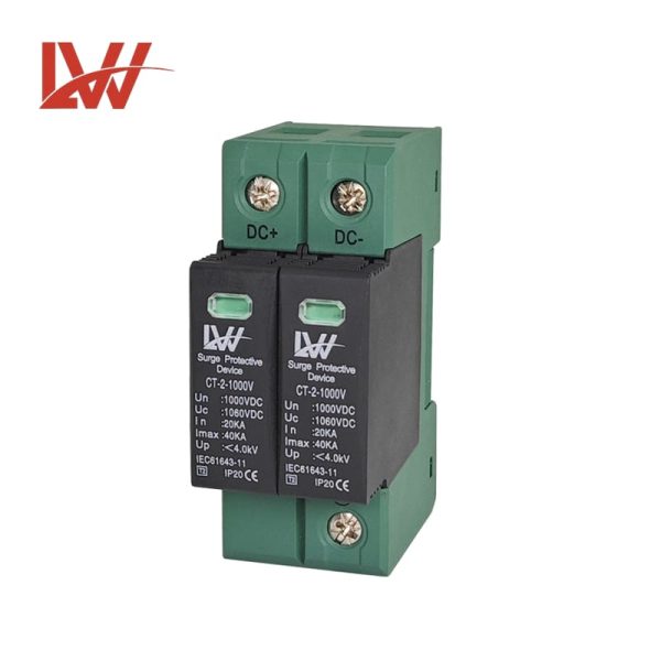 LW DC SPD CT-2 1000V 2P Green and black - Image 3