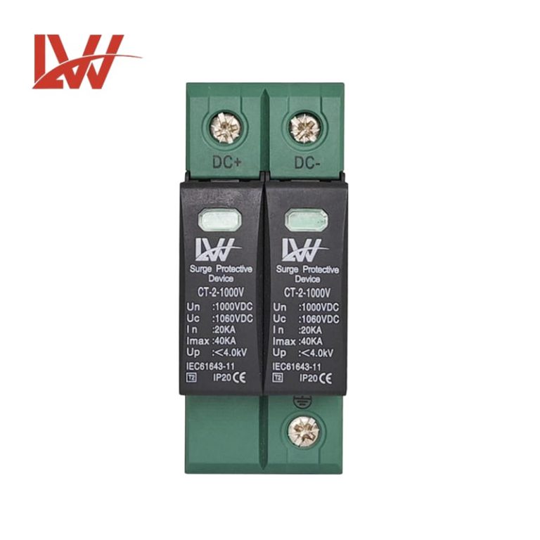 LW DC SPD CT-2 1000V 2P Green and black