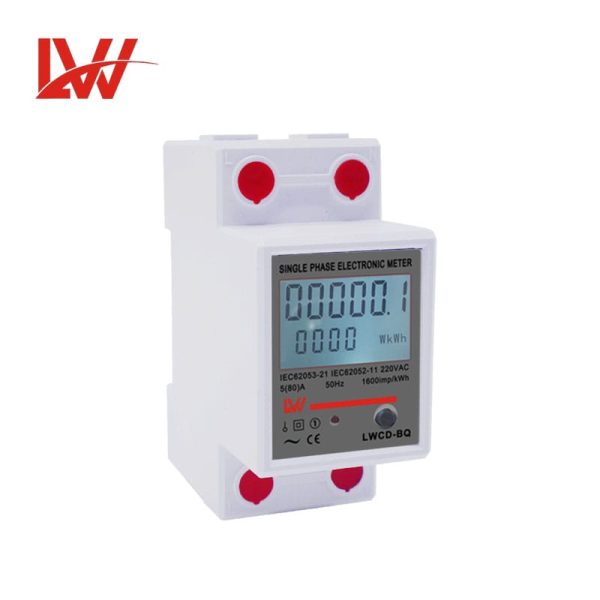 LWCD-BQ Single Phase Dual Display Energy With Backligh With Reset Button - Image 2