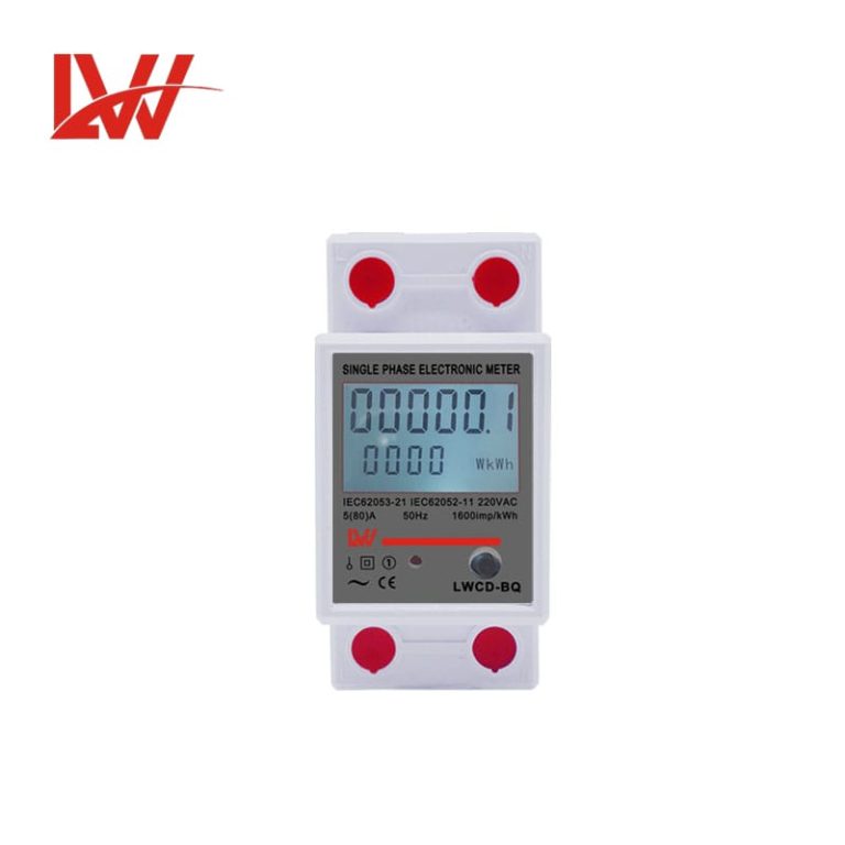LWCD-BQ Single Phase Dual Display Energy With Backligh With Reset Button