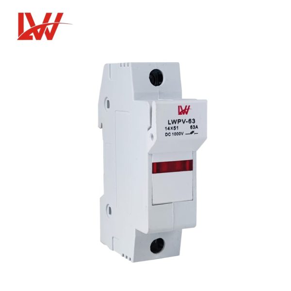LWPV-63 DC1000V Solar Fuse Base 63A 14x51mm - Image 2