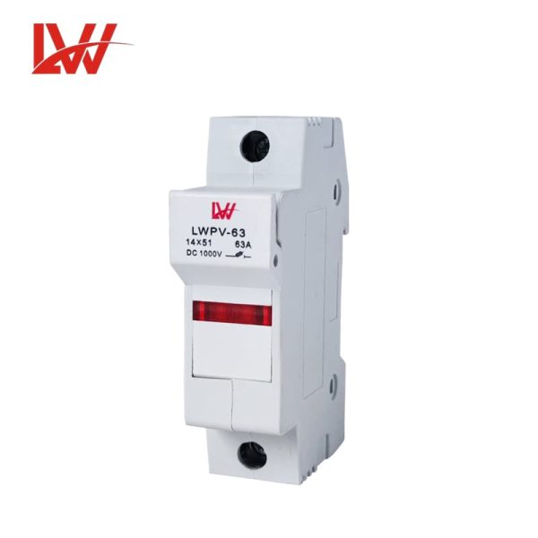 LWPV-63 DC1000V Solar Fuse Base 63A 14x51mm - Image 3