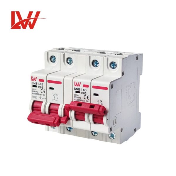 Manual Changeover Switch Interlock MCB  SNB1-63 - Image 3