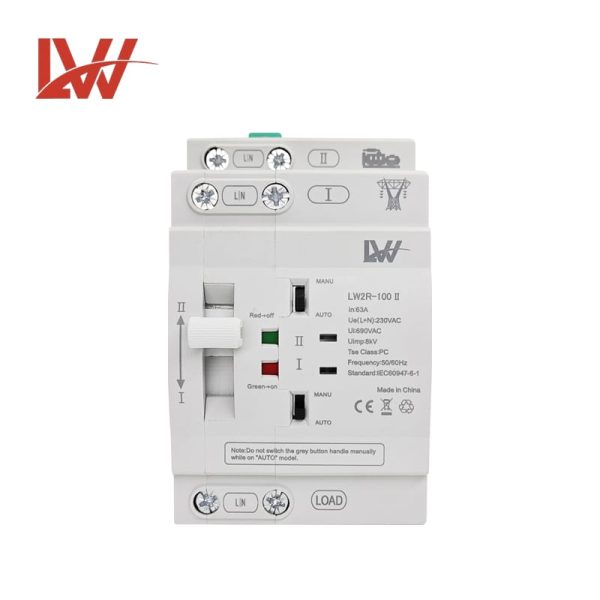 New ATS Din Rail Switch for Generator 2P100A