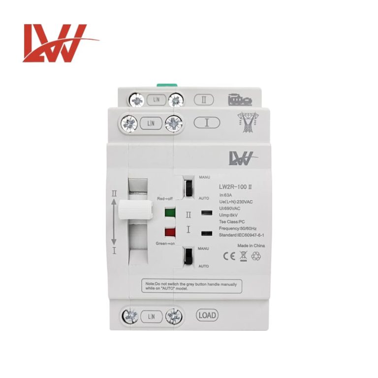 New ATS Din Rail Switch for Generator 2P100A 1