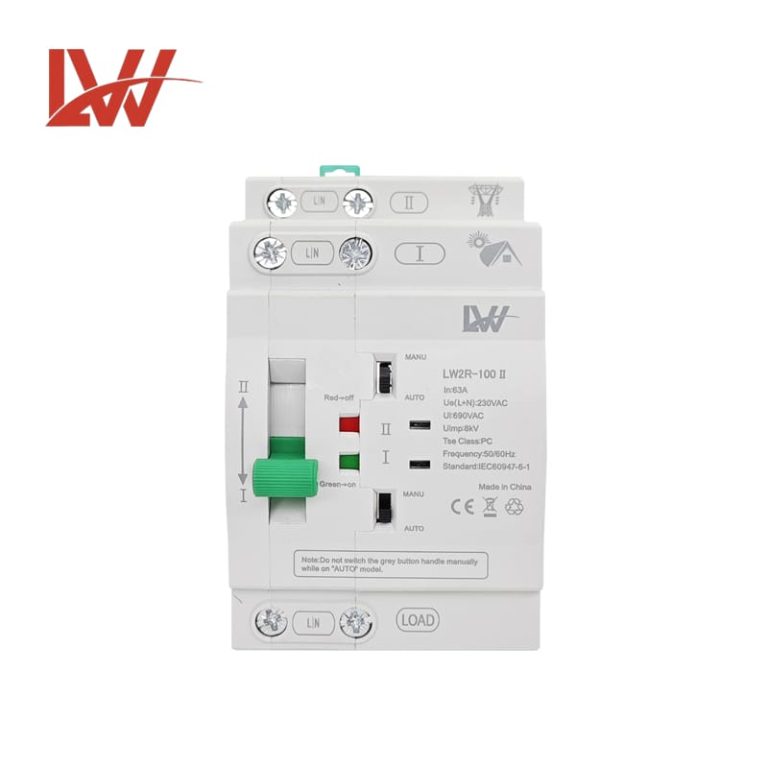 New ATS Din Rail Switch for Solar System 2P100A 1