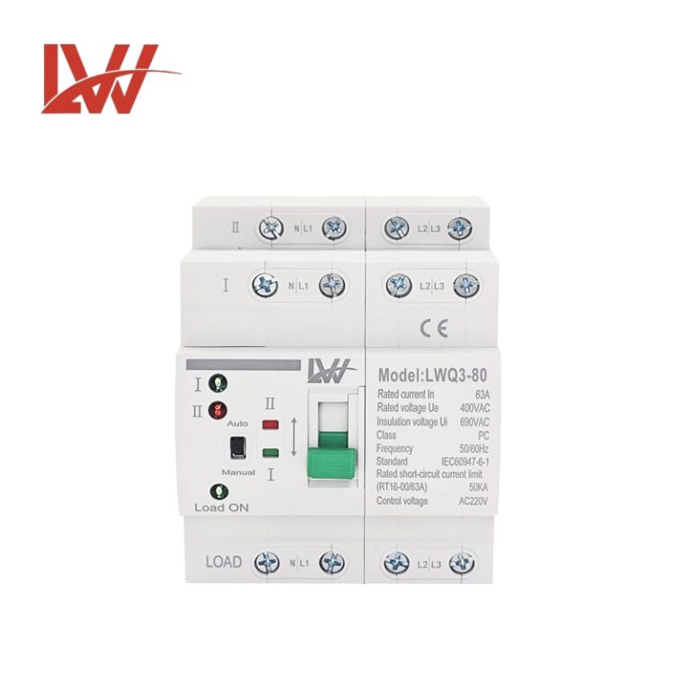 New ATS Din Rail Switch for Solar System 4P80A 1