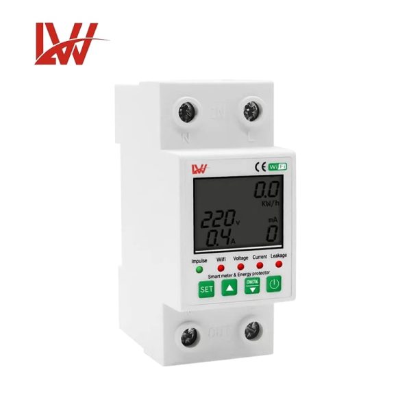 Smant mter & Energy protector Wifi Switch with Protection 63A - Image 2