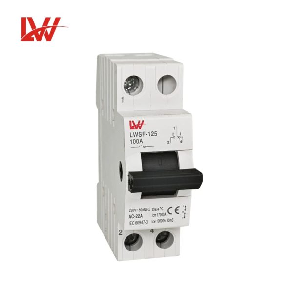 Modular Manual Din Rail Mcb Mini Changeover Switch 80A100A125A - Image 2