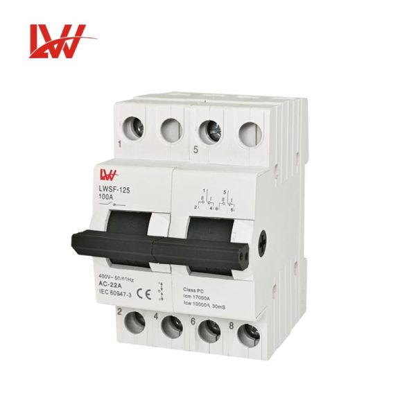 Modular Manual Din Rail Mcb Mini Changeover Switch 80A100A125A - Image 5