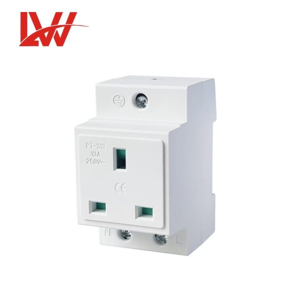 UK standard Modular Socket Din Rail Mounted Plug Socket - Image 3