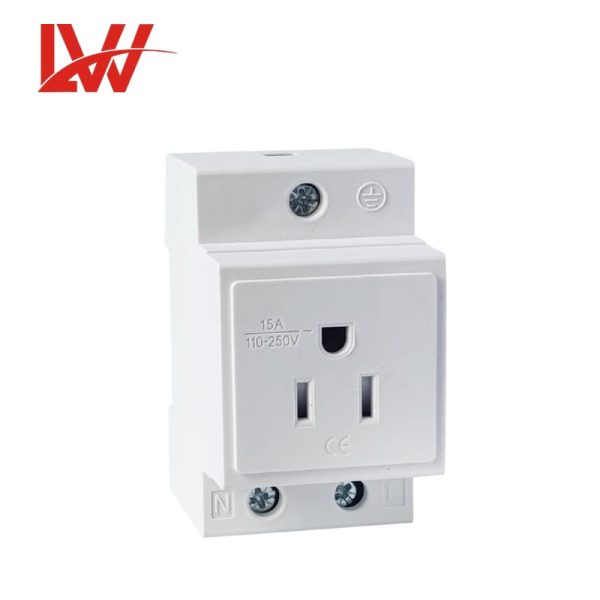 US Standard Modular DIN Rail Socket Industrial Wall Socket - Image 2