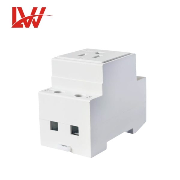 US Standard Modular DIN Rail Socket Industrial Wall Socket - Image 4