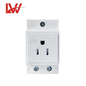 US Standard Modular DIN Rail Socket Industrial Wall Socket