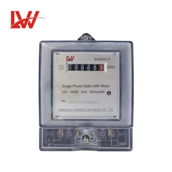 Wall engrgy Single-Phase Digit Digital Watt-hour Power Energy Meter