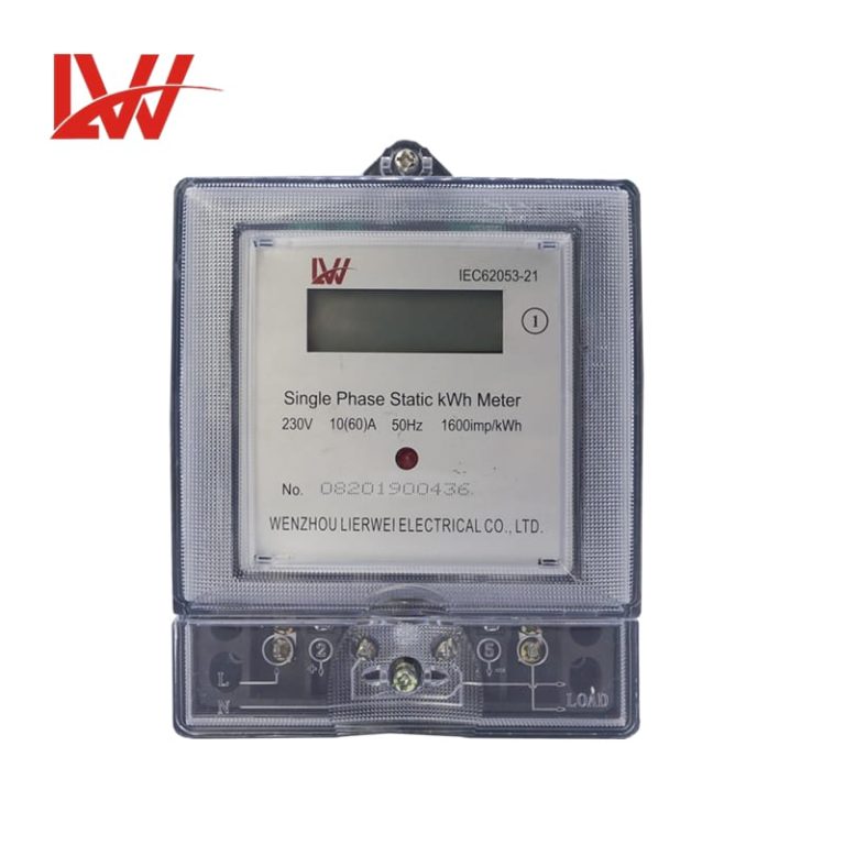 Wall engrgy Single-Phase LCD Watt-hour Power Energy Meter